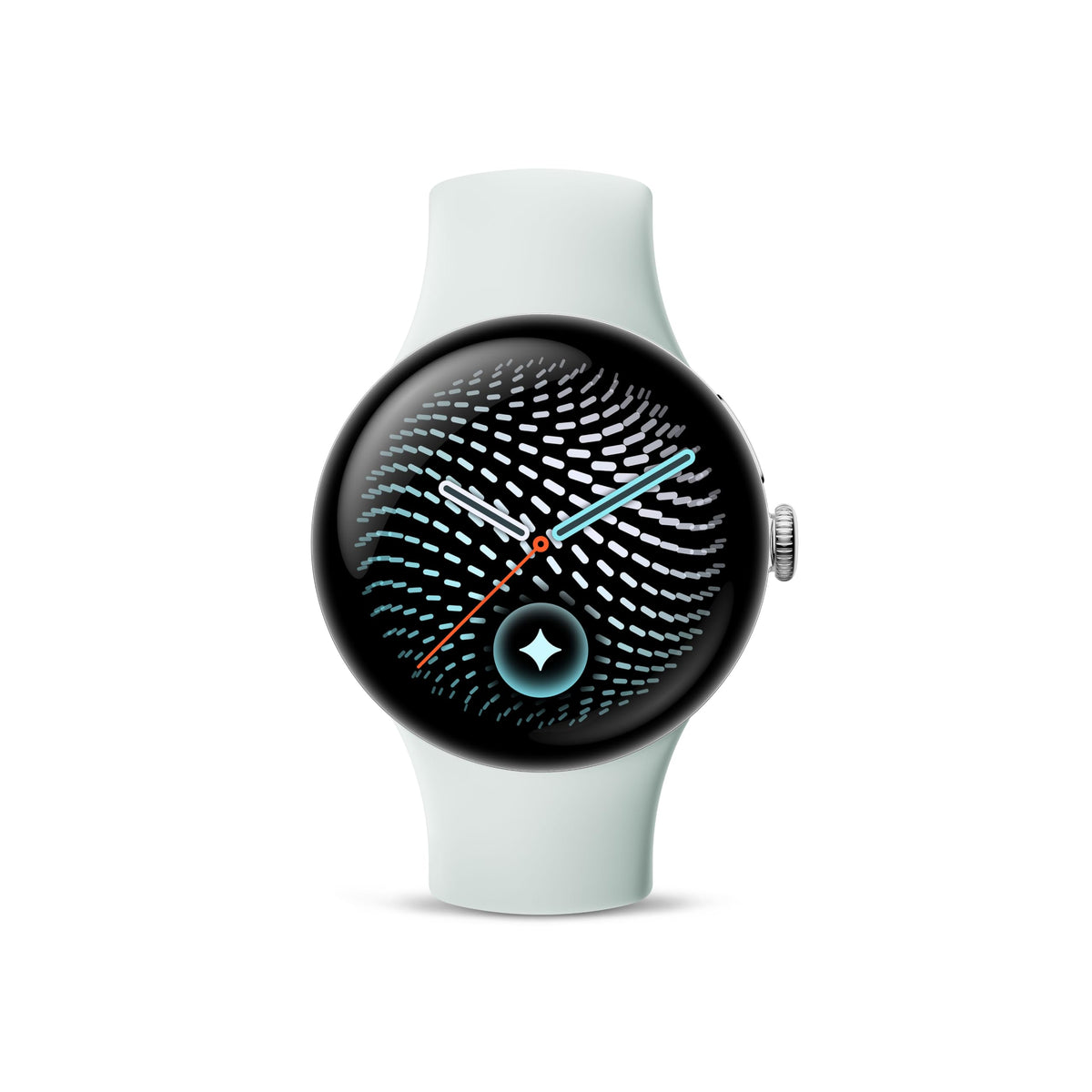 Google Pixel Watch 5 (41 mm) - Smartwatch - Silver Case/Fog Band, LTE - GA10897-DE