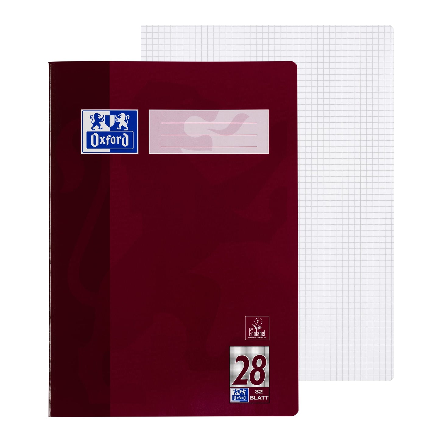 Oxford exercise book A4, 32 sheets, ruling 28, squared, 10 pieces - 100050332