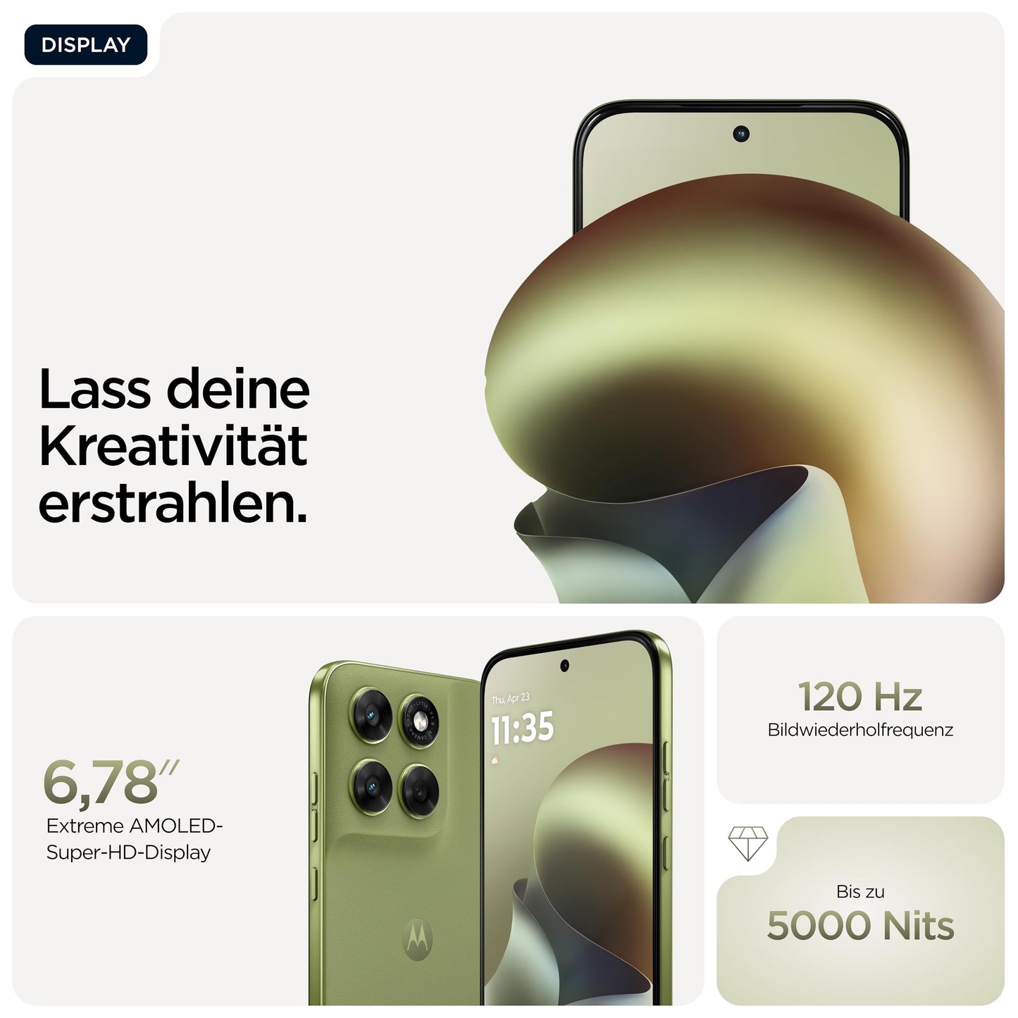 Motorola Moto g67 5G Smartphone 50MP Camera 4-128GB Nile - moto