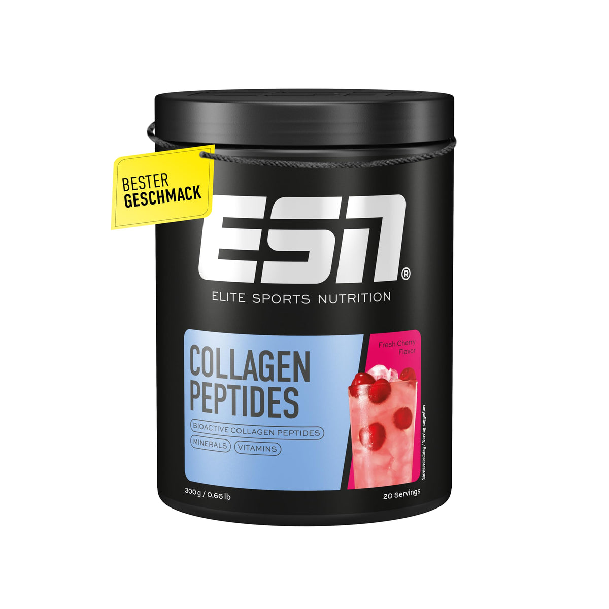 ESN Collagen Peptides, 300 g Cireș proaspăt - 10828