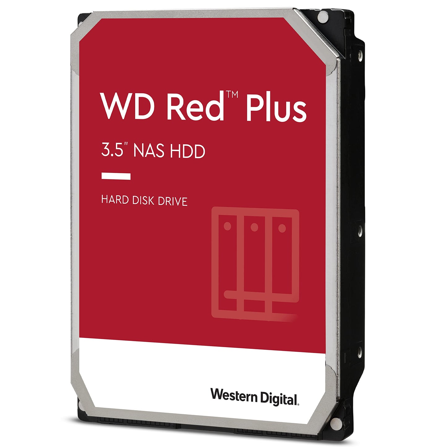 WD Red Plus 6TB NAS 3.5" Internal Hard Drive - 5400 RPM Class, SATA 6Gb/s, CMR, 256MB Cache - WD60EFPX
