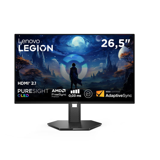 Lenovo Legion 27Q-10 OLED | 26.5 inch QHD Gaming Monitor | 240 Hz | 0.03ms - 67E1GAC1E5