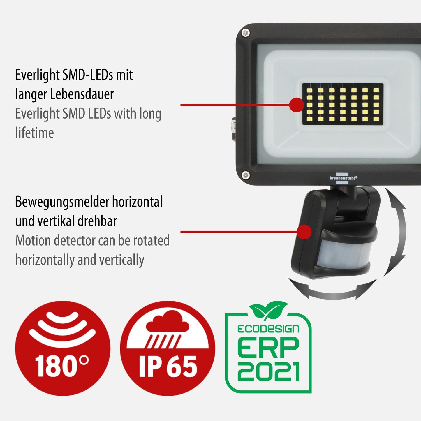 Brennenstuhl LED spotlight JARO 3060 P 20W - 1171250242