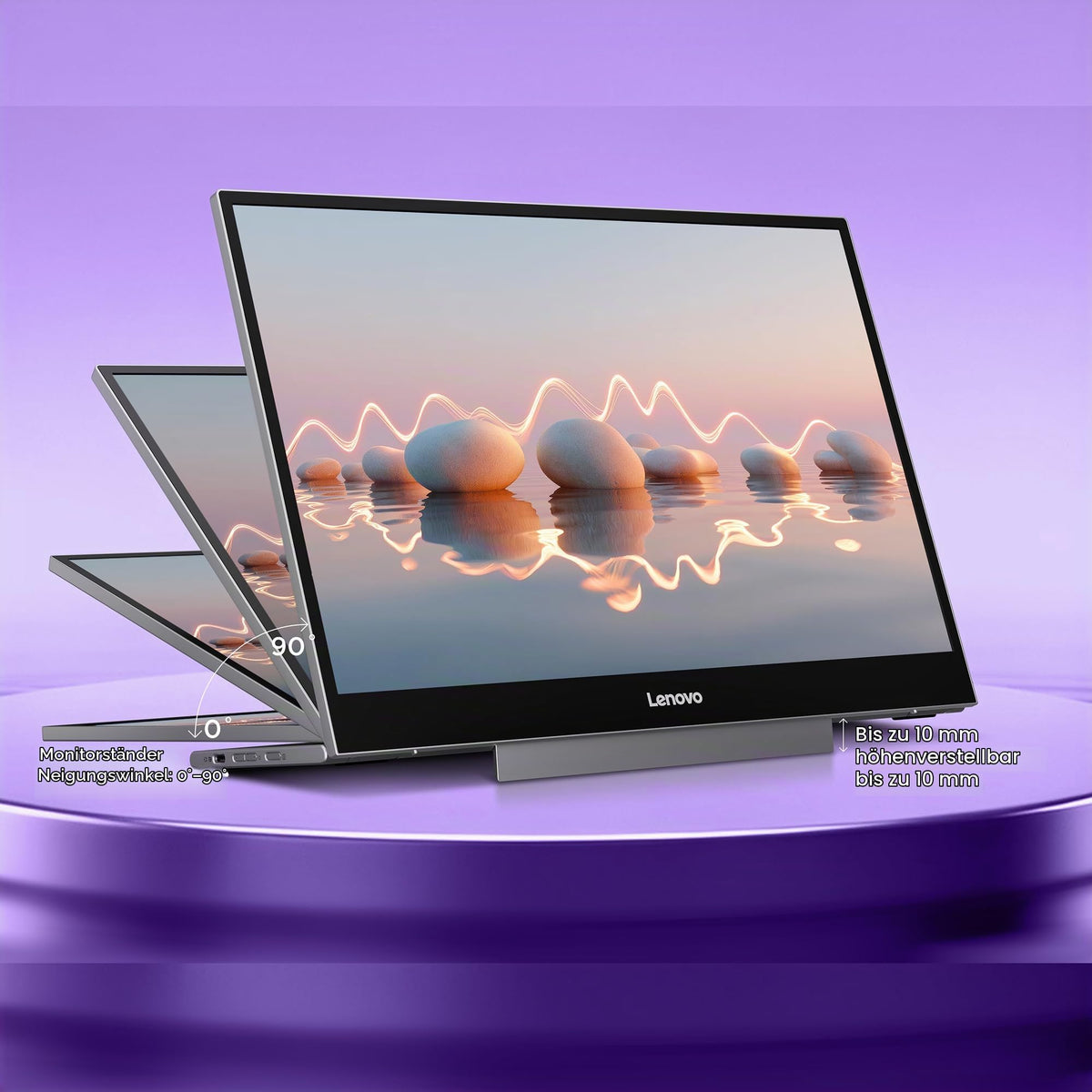 Lenovo L16 | Monitor | 16" WUXGA | 60Hz | IPS | USB-C Docking 65W - 68F4UAC1Z5
