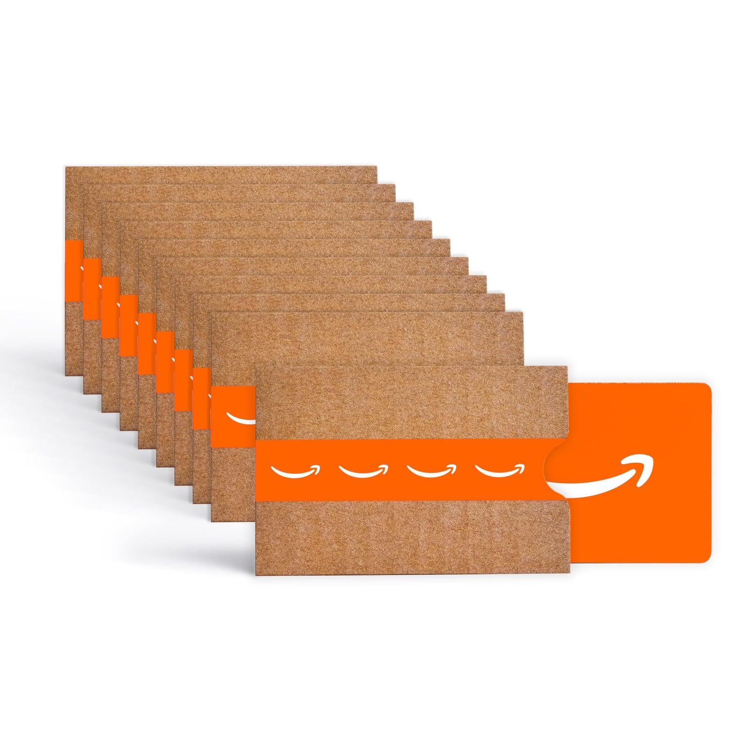Amazon Physical Gift Card - Mini Amazon Sleeve Multi-Pack (Pack of 10) - Fixed