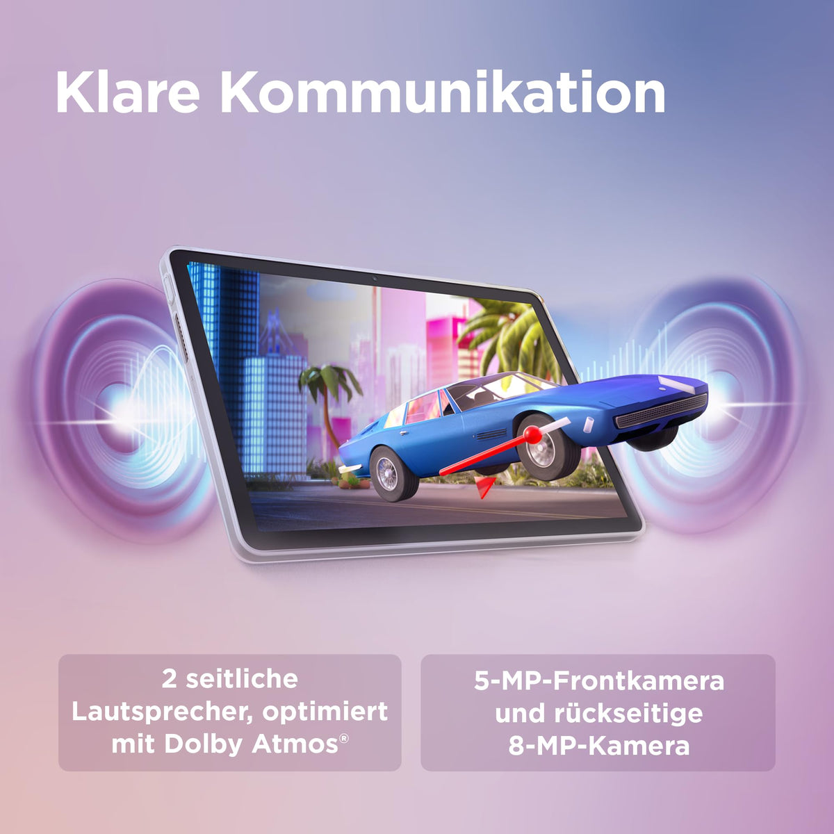 Lenovo Tab | Tablet | 10.1 | 4GB | 64GB | Android | Gray - ZAEH0207DE