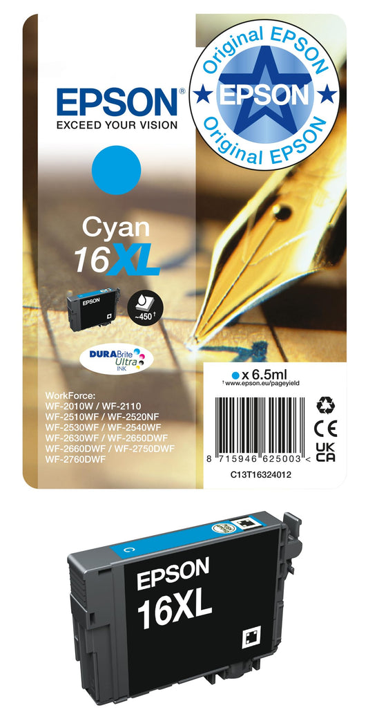 Epson 16XL Cyan (C13T16324012)