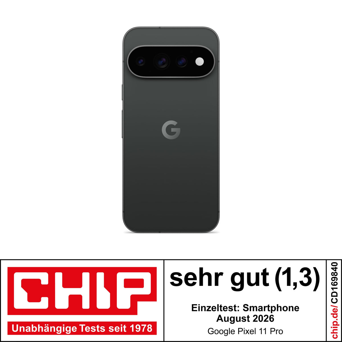 Google Pixel 11 Pro – Smartphone fără SIM-Lock - Obsidian, 512GB - GA11760-GB
