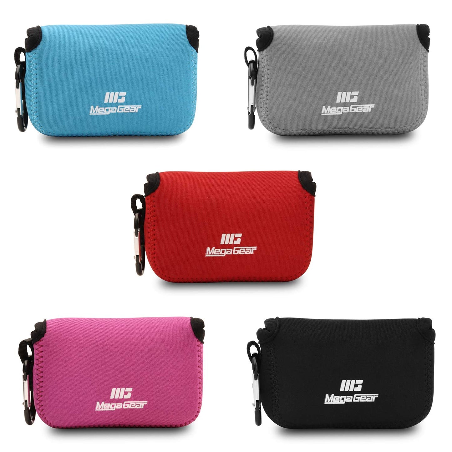 MegaGear MG086 Ultralight Neoprene Camera Case Compatible with Sony Cyber-Shot DSC-RX100 VI, V, IV, III, II - Red