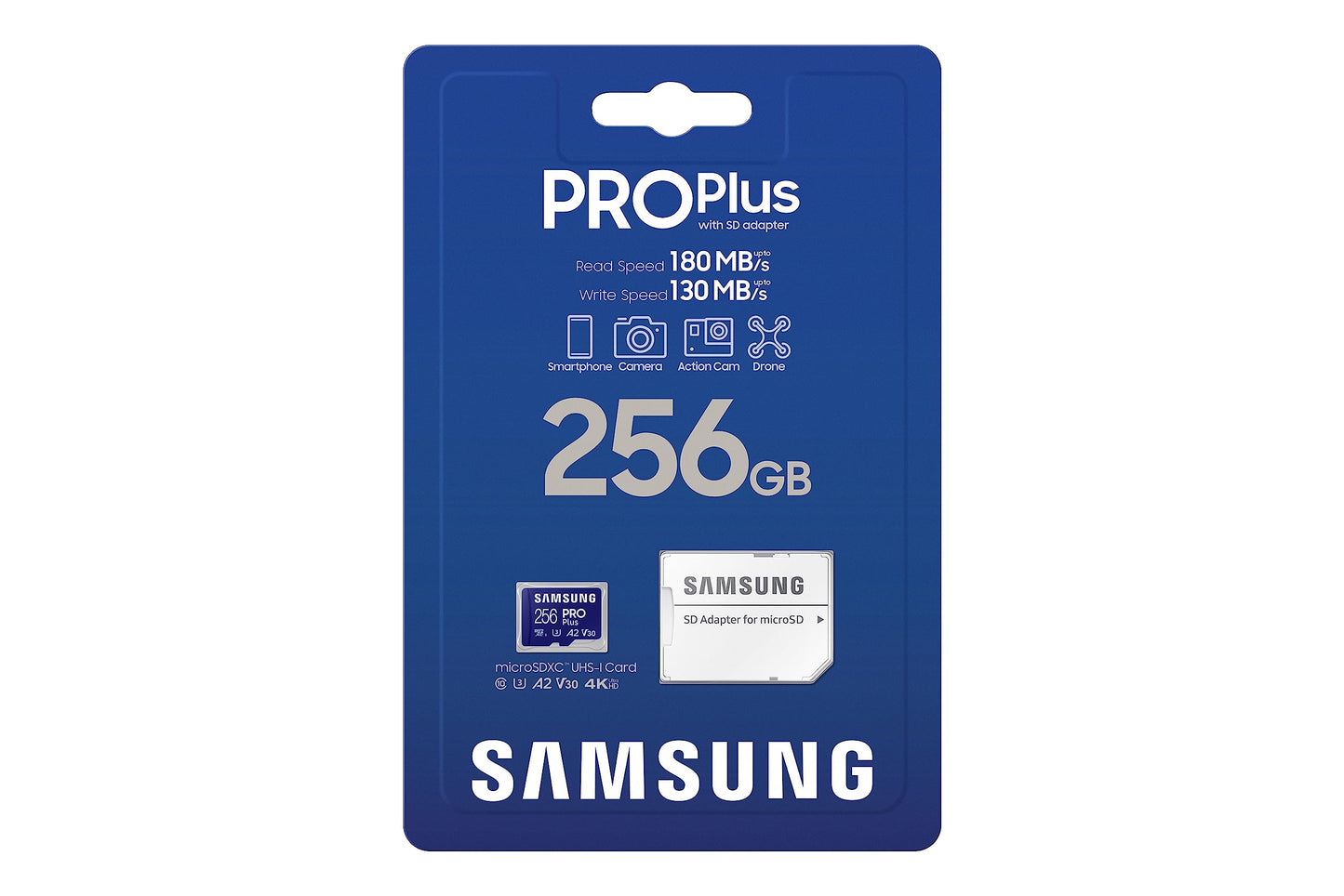 Samsung PRO Plus microSD card + SD adapter