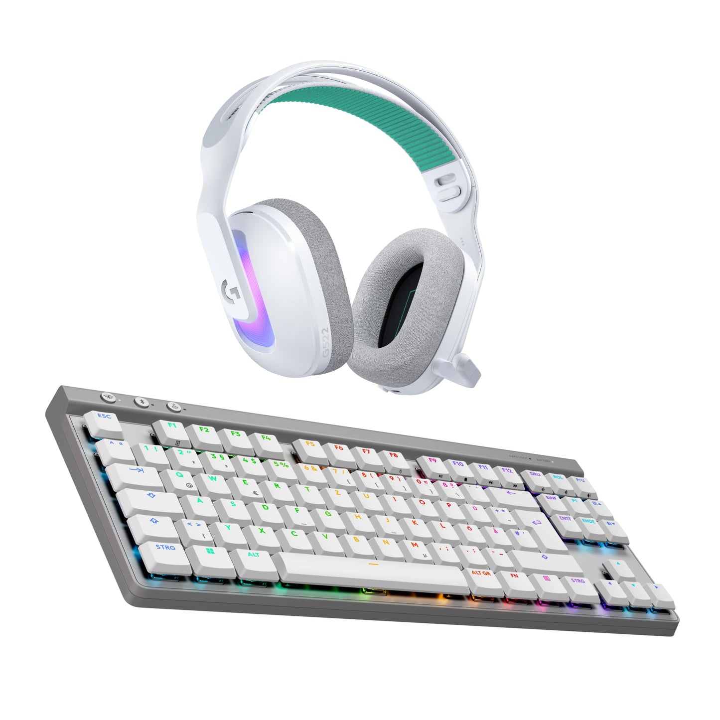 Logitech G522 Lightspeed wireless gaming headset and G515 - 920-012876