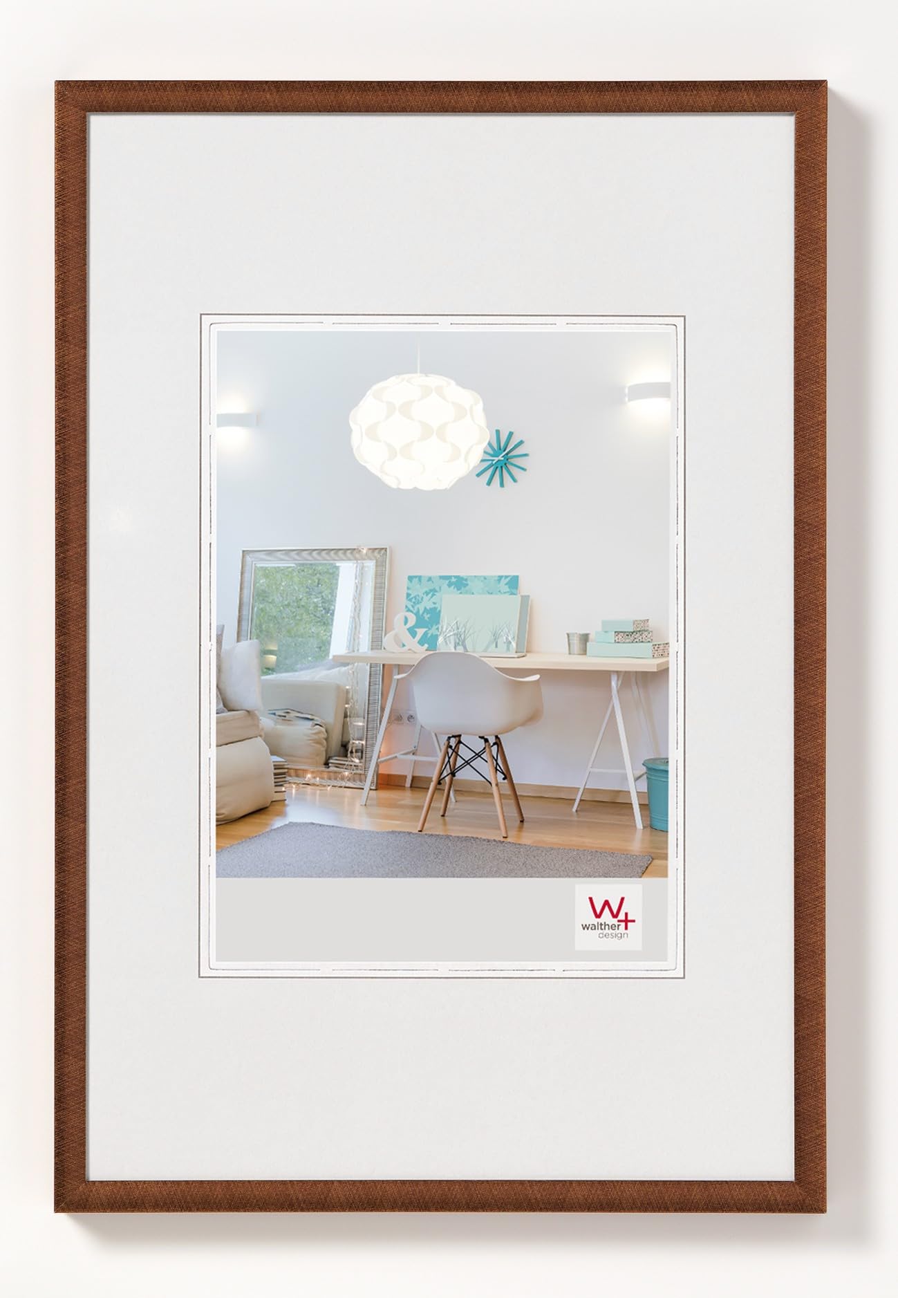 walther design picture frame bronze 50 x 70 cm New Lifestyle plastic frame KV070J