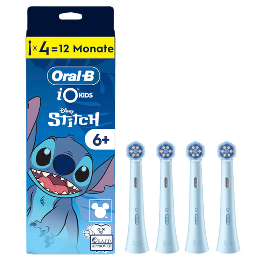 Oral-B iO Perii de schimb Kids 6+ Disney Stitch, Albastru, 4 bucăți - 8700216931069