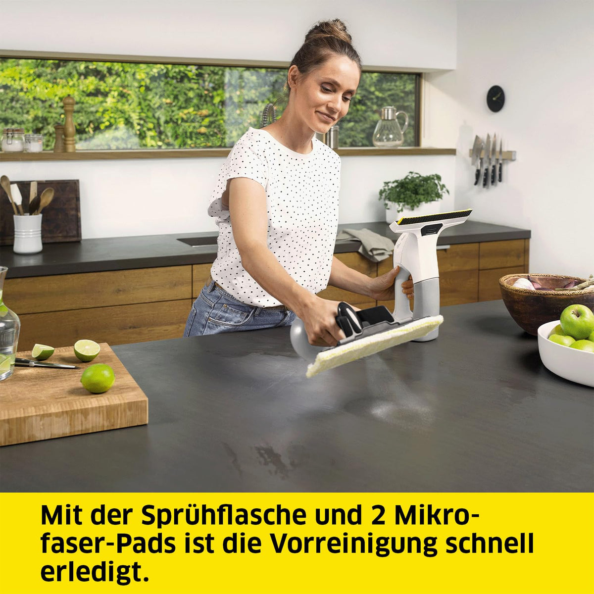 KÄRCHER Battery Window Vacuum WV 7 Signature Line, Battery Life: 100 min - 1.633-780.0
