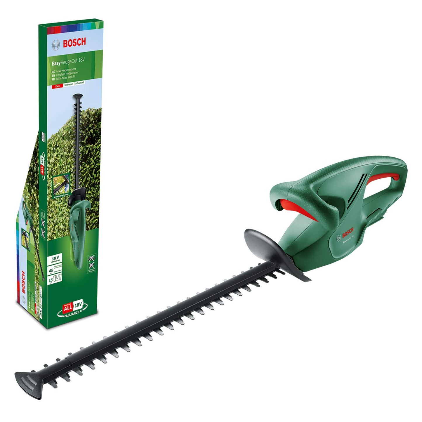 Bosch cordless hedge trimmer EasyHedgeCut 18-45 (without battery/charger) - 0600849H03