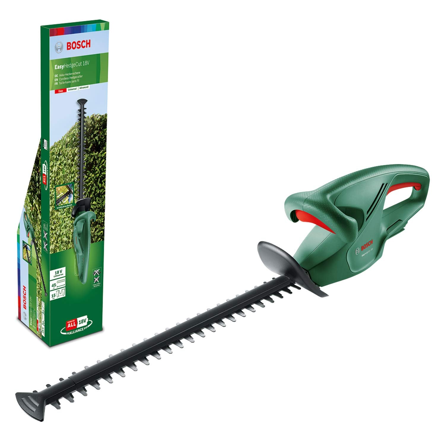 Bosch cordless hedge trimmer EasyHedgeCut 18-45 (without battery/charger) - 0600849H03
