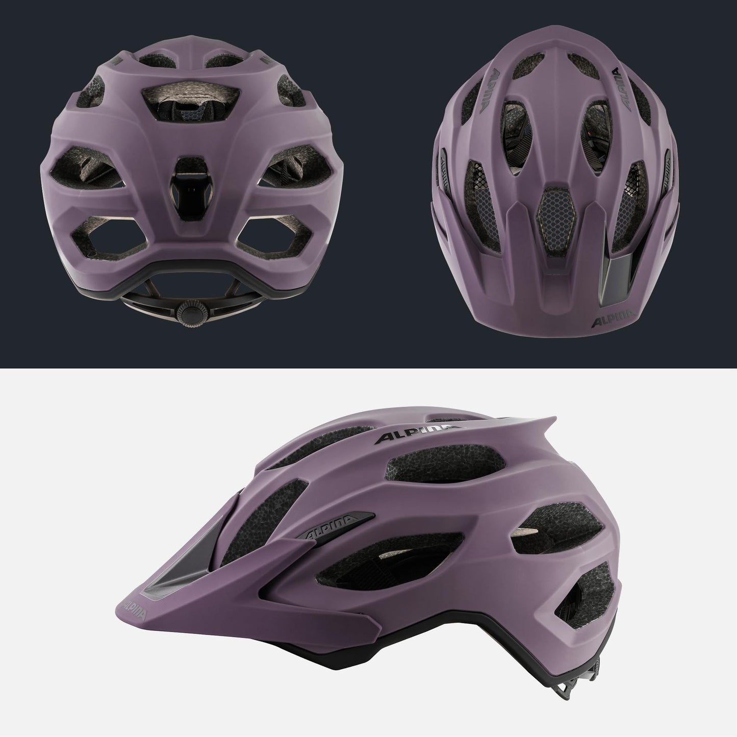 ALPINA Carapax 2.0 MTB bicycle helmet, Orchid matt, 52-57 cm - A9725151