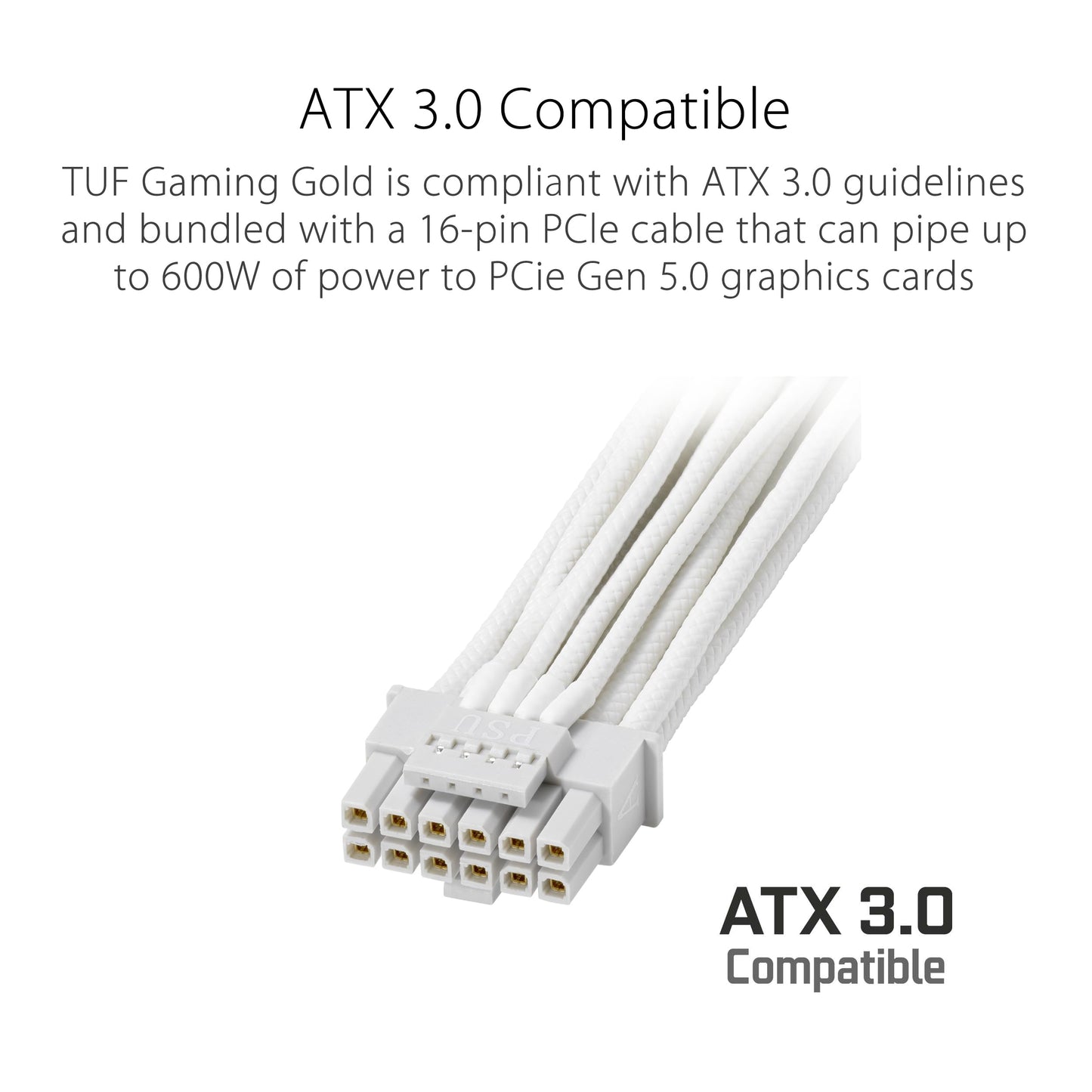 ASUS TUF Gaming 1000W Gold Gaming Power Supply - 90YE00S5-B0NA00
