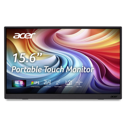 Acer PM1 PM161QT | Portable Touch Monitor | 15.6 Inch FHD