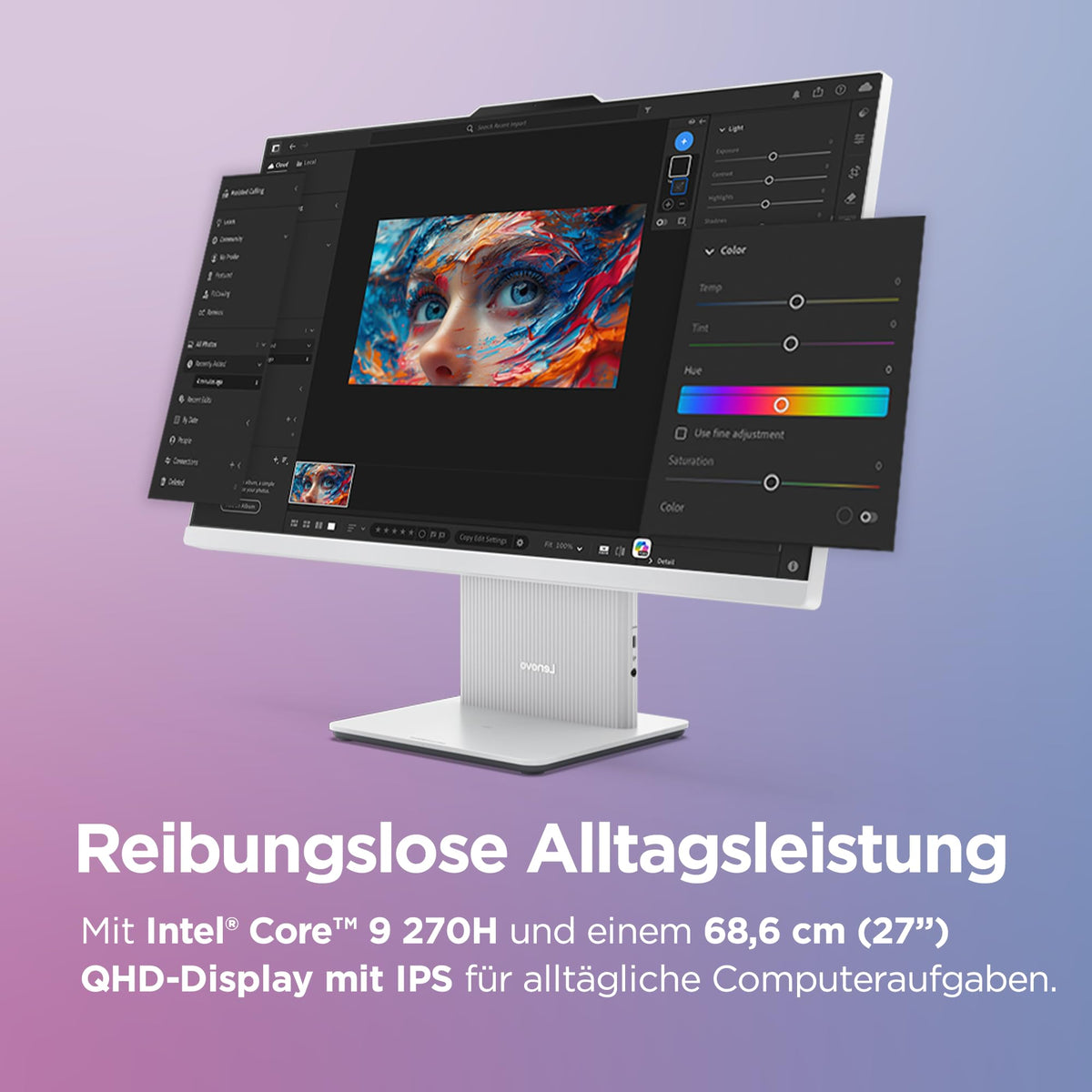 Lenovo IdeaCentre All-In-One | 27" QHD Display | Intel Core 9 | 32GB | 1TB - F0HM00U5GE