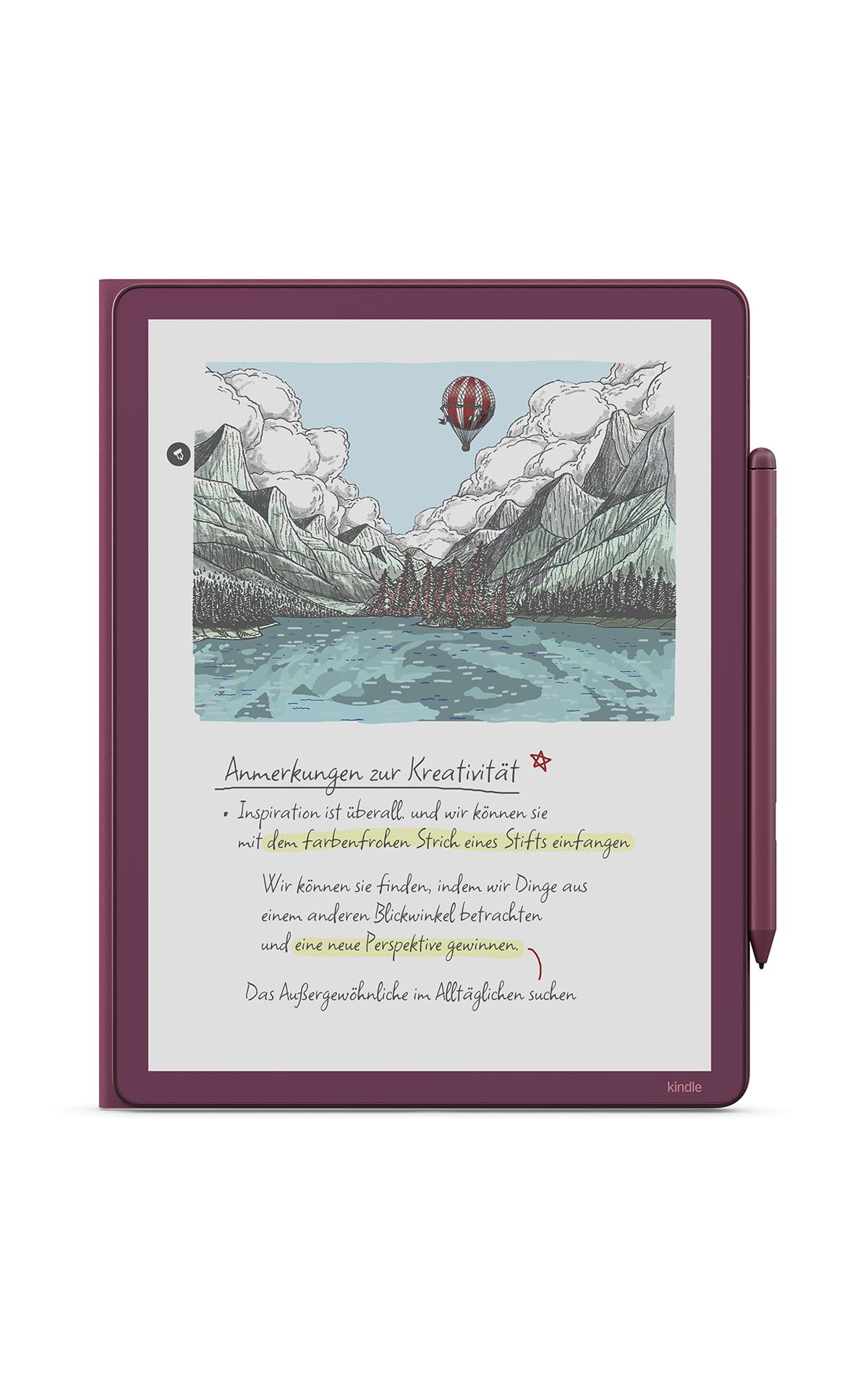 Now new: Elegant Amazon Kindle Scribe flip case with magnetic attachment, slim protective case - premium leather - 53-101865