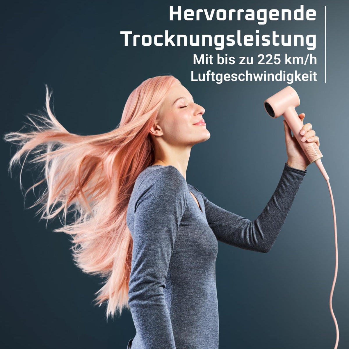 Rowenta Blumia Hair Dryer, High-Speed Motor, 6-mm Magnetic Nozzle - HY5N11E0