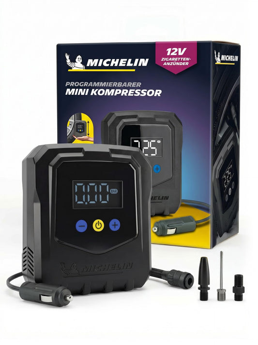 MICHELIN Air Power Easy 12V compressor digital display auto-stop up to 8.3 bar - 61011