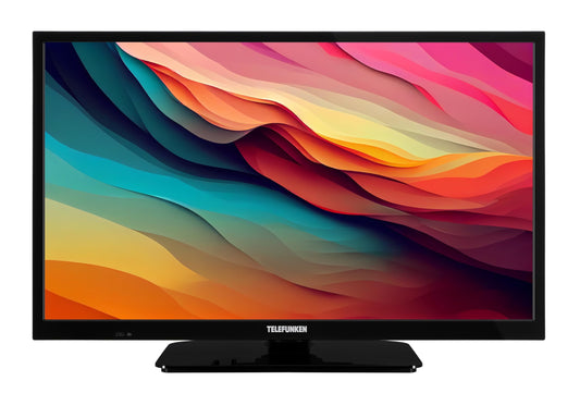 TELEFUNKEN XH24O550M TV 24 inch HD-Ready LED TV with 60 cm screen diagonal and integrated triple tuner, black (2026)