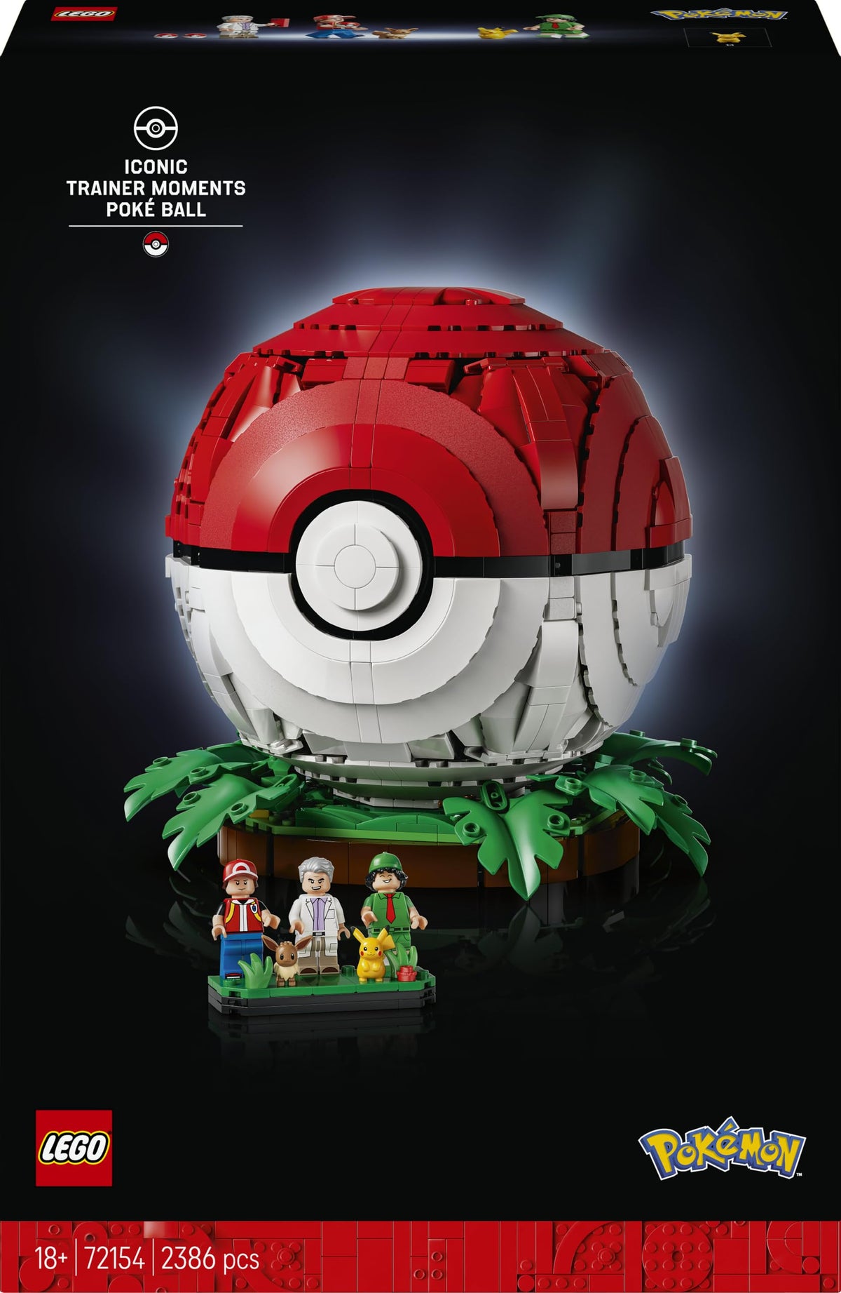 LEGO Pokémon Pokéball cu momente impresionante ale antrenorului 72154