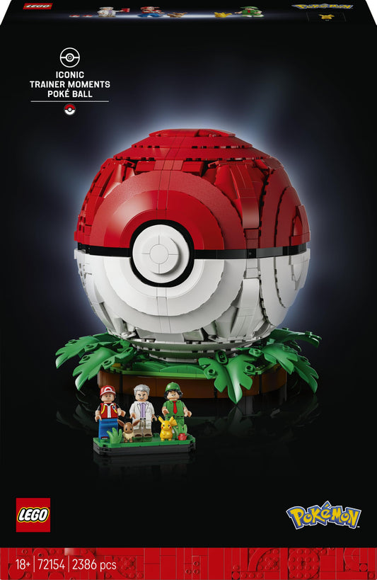 LEGO Pokémon Pokéball cu momente impresionante ale antrenorului 72154