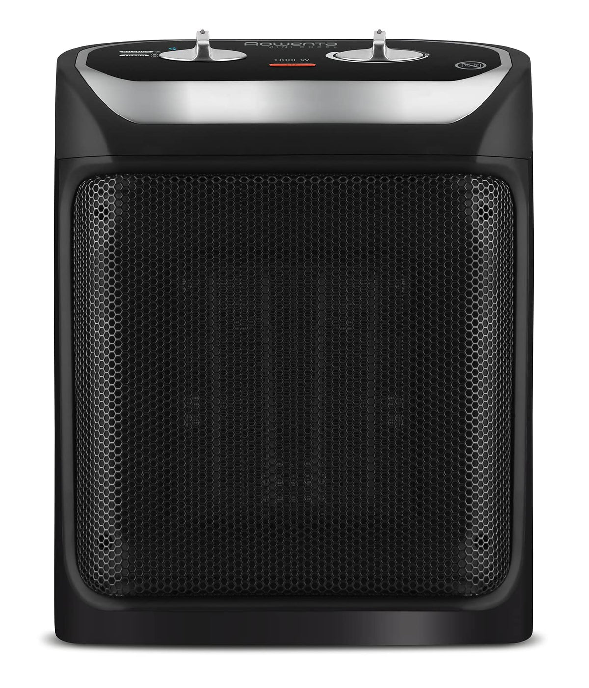 Rowenta Mini Excel Ceramic Heater 1000 Watt, electric heating, energy-saving, indoor use, includes silence mode, extremely quiet at only 49 dB(A), suitable for rooms up to 25 m², compact design, SO9261
