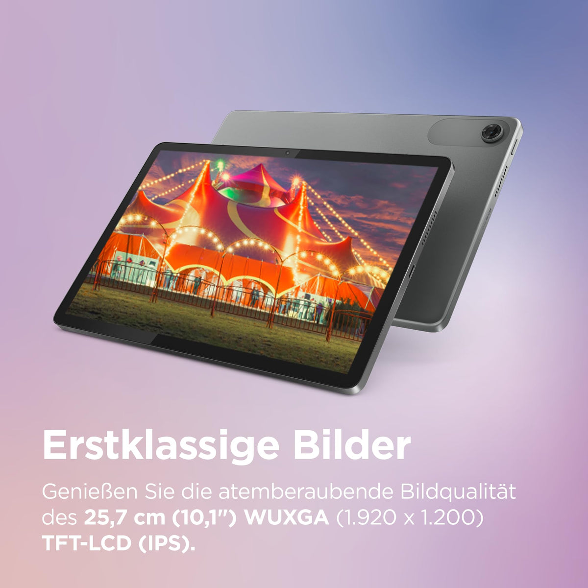 Lenovo Tab | Tablet | 10.1 | 4GB | 64GB | Android | Gray - ZAEH0207DE