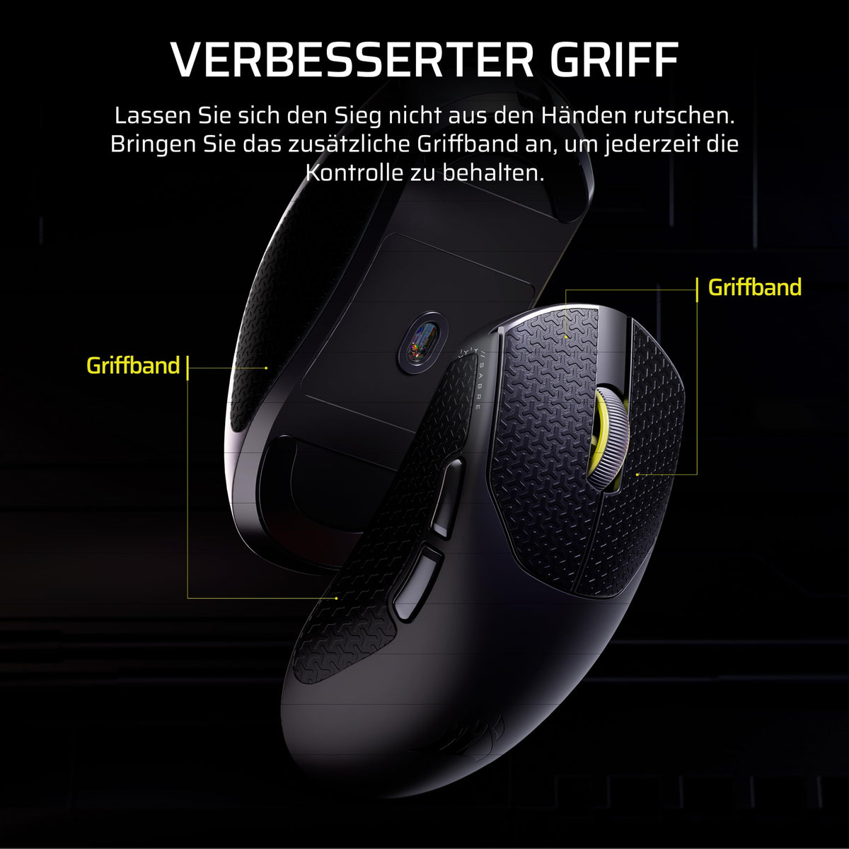 Corsair Sabre v2 PRO Ultralight Wireless FPS Gaming-Maus – Schwarz - CH-931G000-AS