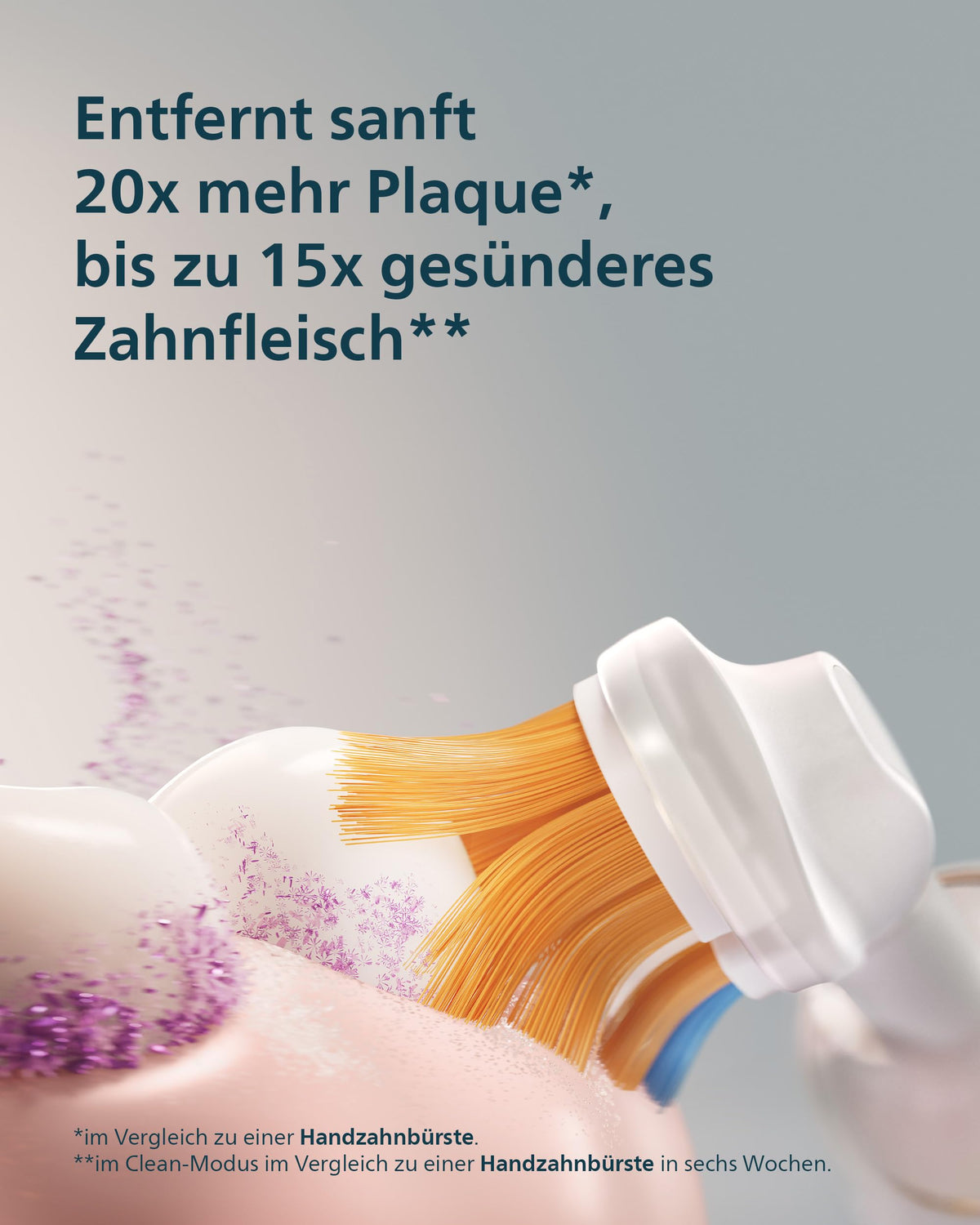 Philips Sonicare Next-Generation DiamondClean 8500 electric toothbrush - featuring smart pressure control and 18 settings, Powder White, HX8515/11