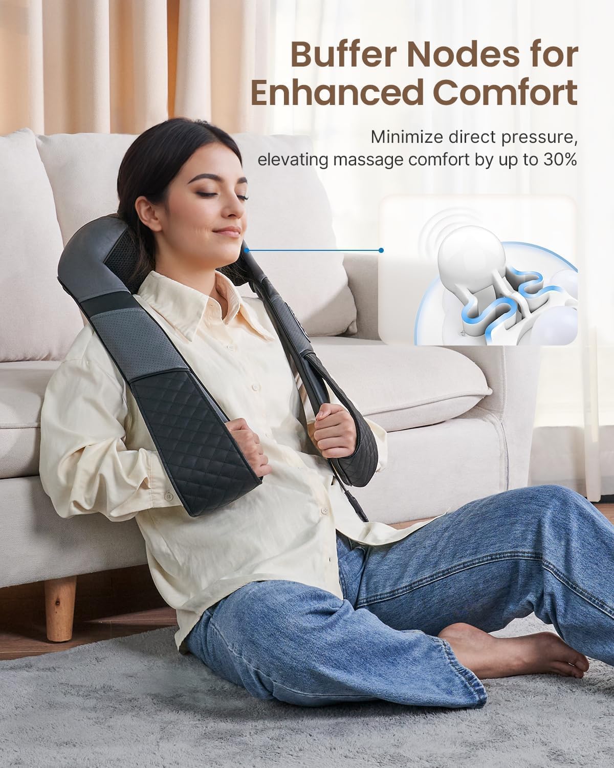 RENPHO Massage Device, Neck Massager with Heat, Gifts for Women - RP-SNM061