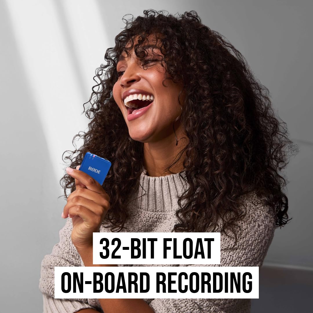 RØDE Wireless GO (Gen 3) – Compact wireless microphone – Crystal clear sound, 32-bit float recording, automatic level control, for phones, cameras, and computers (Cobalt Blue) - WIGOGEN3COB