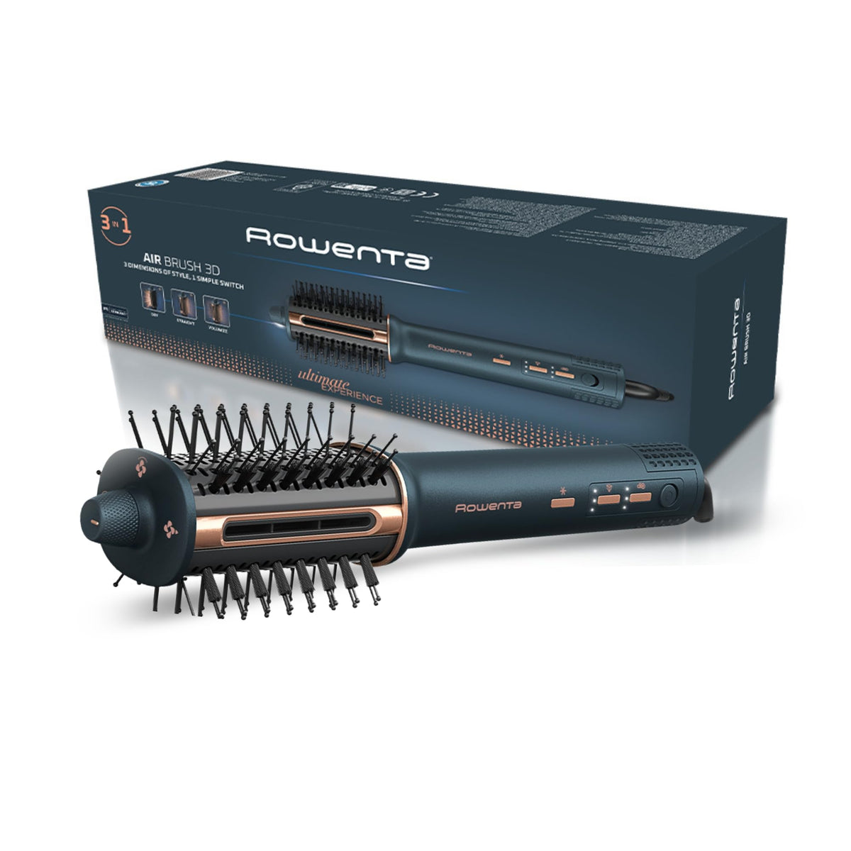 Rowenta Air Brush 3D, 3-in-1 Hot Air Brush, easy switching UB9720 - UB9720E0