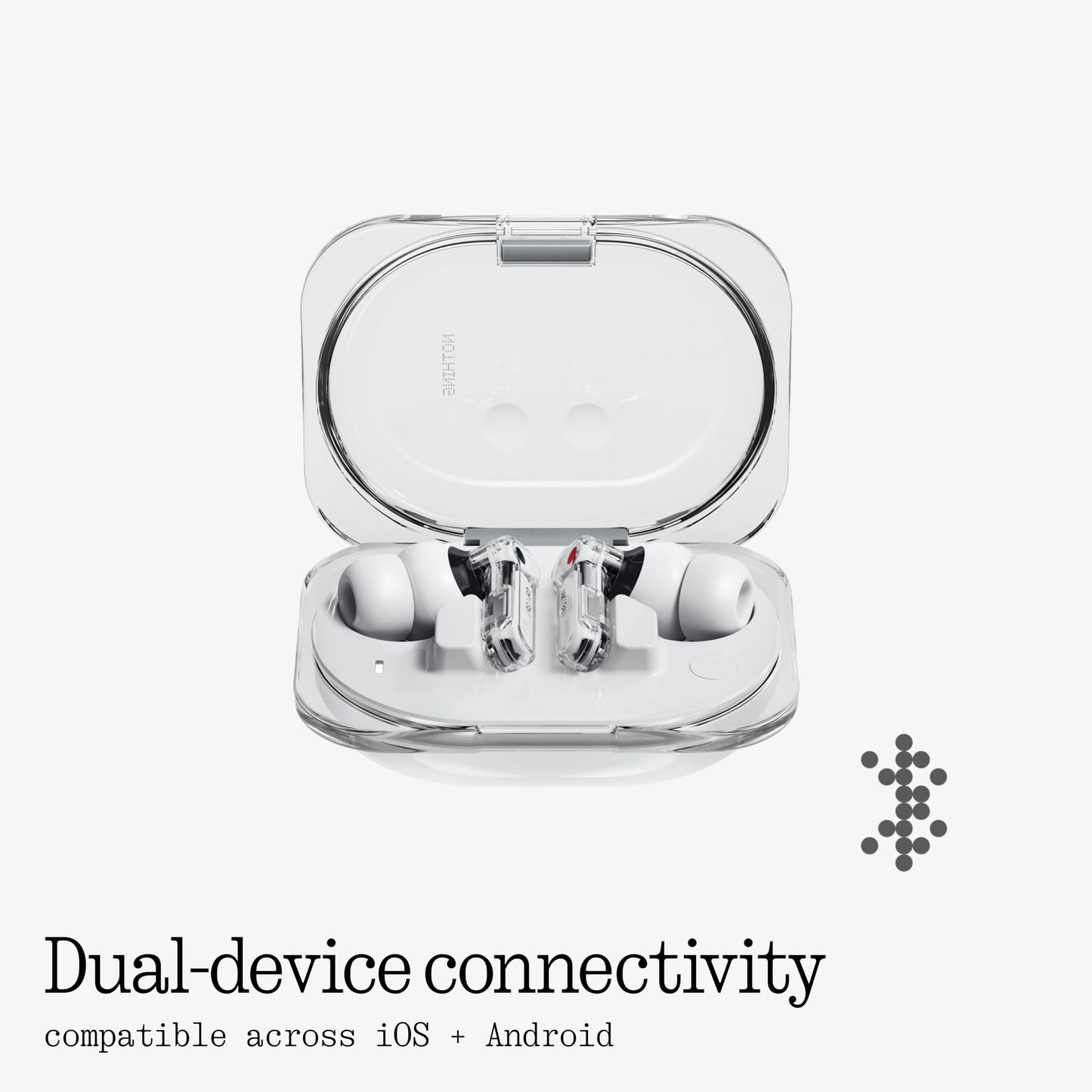 Nothing Ear (3a) sound-balancing earbuds, 45dB Hybrid ANC, high-resolution audio with 12mm dynamic bass boost, 6 microphones for clear calls and recordings