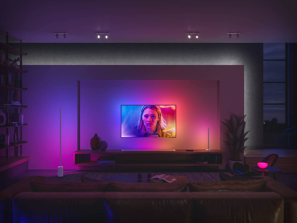 Philips Hue Gradient Signe Table Lamp, Light Column, White - 915005986901