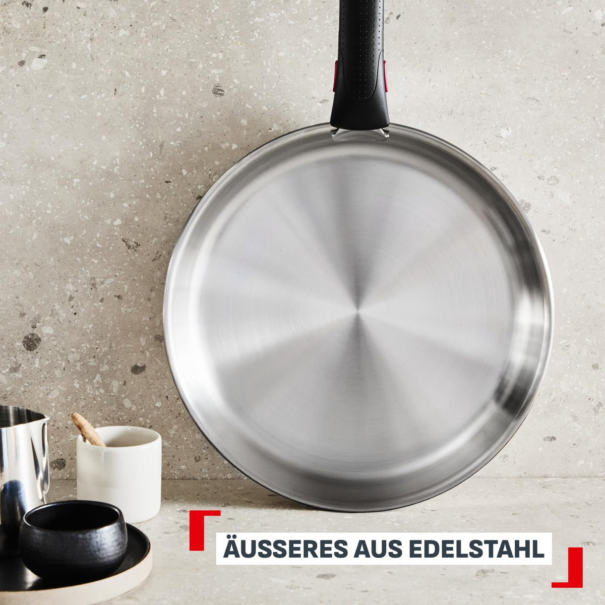 Set de vase de gătit Tefal Ingenio Comfort Max 8 piese, neîntărit - L968S834