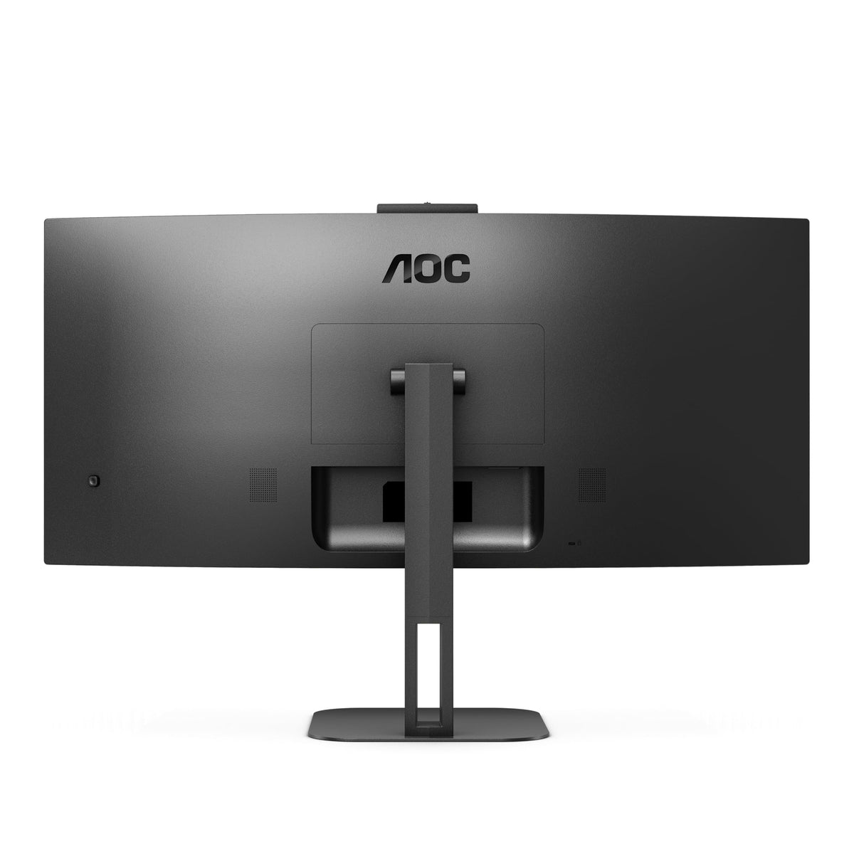 AOC CU34V5CW/BK 34-inch Curved UW-QHD USB Hub Monitor, 100Hz, VA Panel, 4ms GtG, Webcam, FreeSync, height adjustable, speakers, (3440x1440 HDMI 1x 2.0 DP 1x 1.2) Black