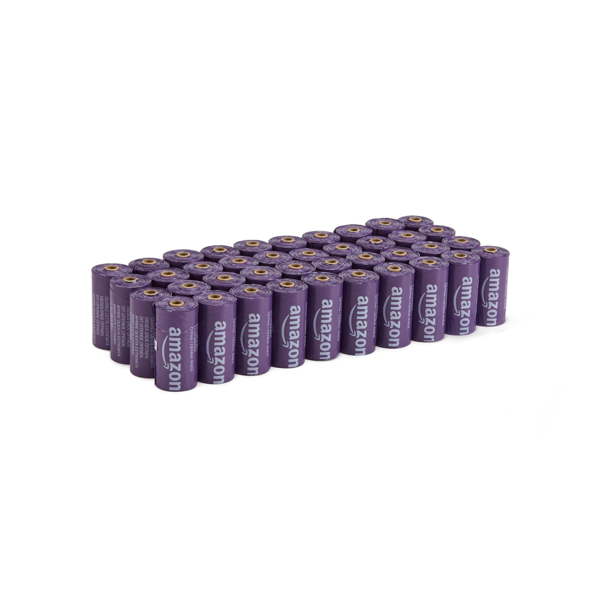 Amazon Basics Pungi pentru excremente de câine cu dispenser, Violet, 600 pungi - 100340-LA-APL