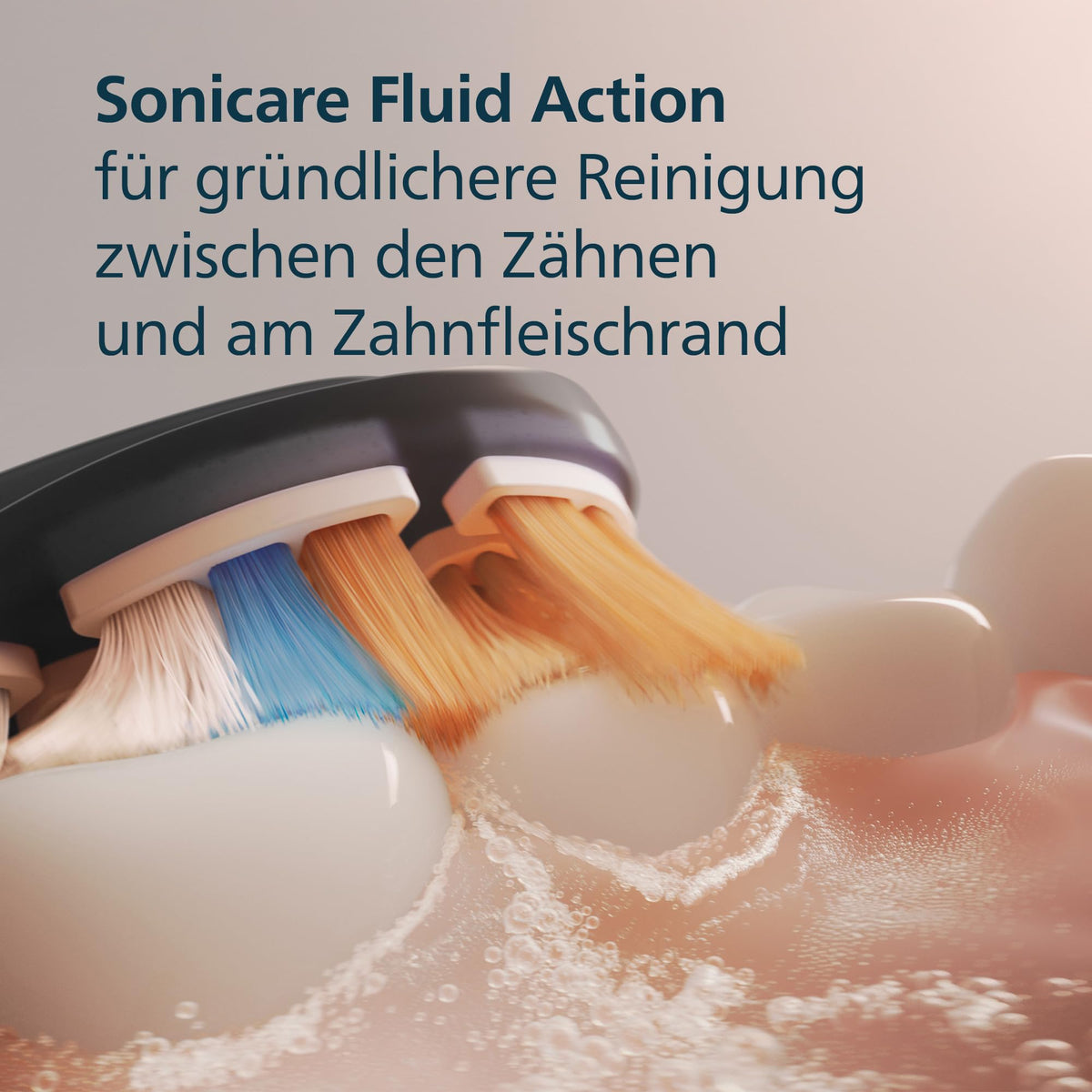 Philips Sonicare A3 Premium All-in-One, capete de periuță de dinți originale, negru, pachet de 6, HX9096/88