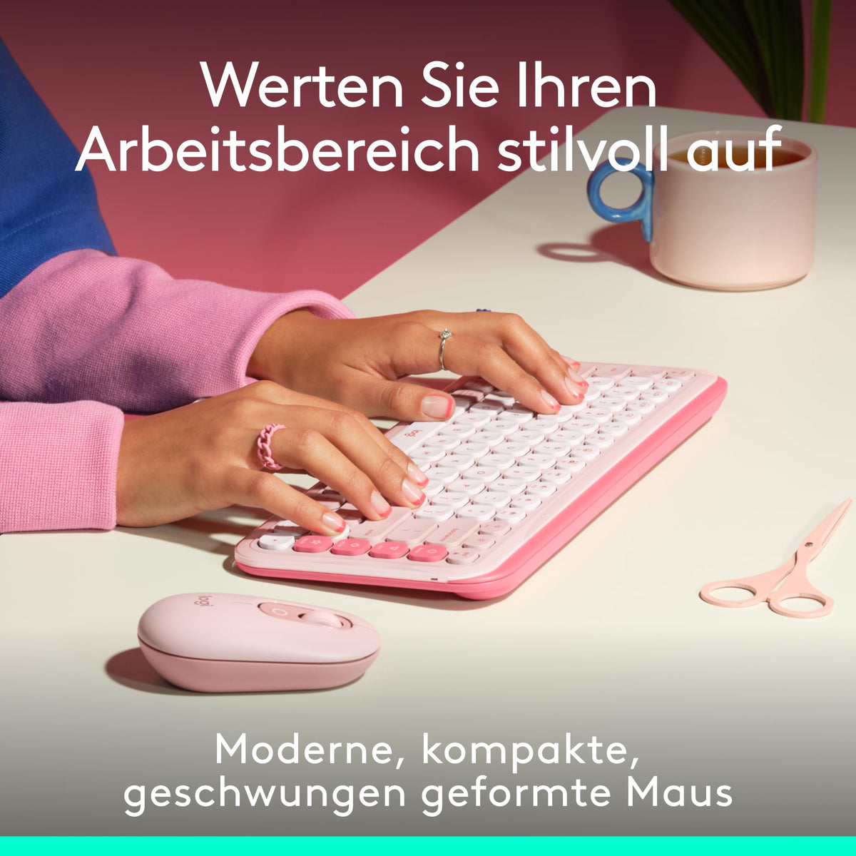 Logitech POP Mouse, mouse Bluetooth compactă și mobilă fără fir - 910-007413