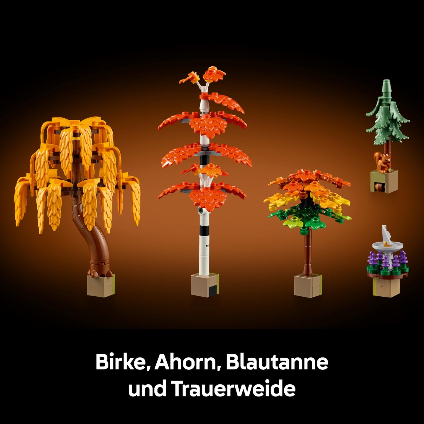 LEGO Icons Autumn Country House Garden - Transformable Desk Decoration for Adults - Animals Minifigures - Country House Style Model Building - Creative Building Set - Gift for Men & Women - 11372