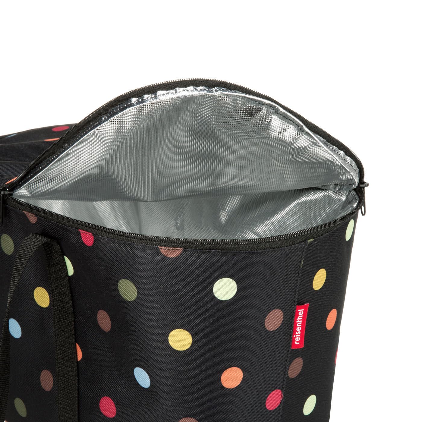 reisenthel coolerbag in dots – cooler bag made of high-quality polyester fabric – ideal for picnics, shopping and on the go - UH7009
