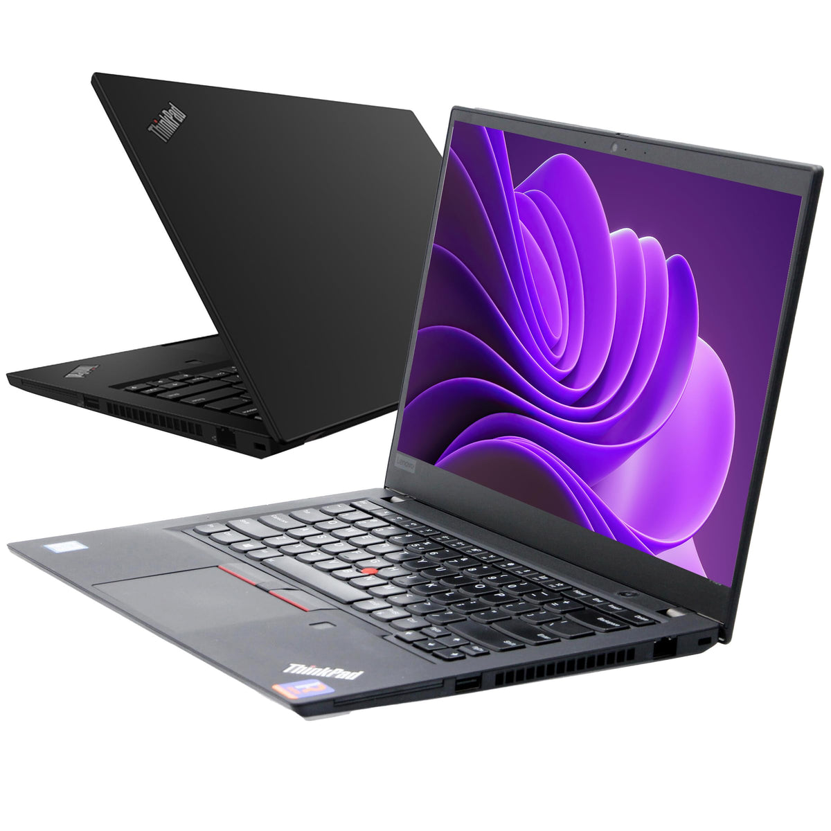 Lenovo Thinkpad T490 Laptop de afaceri, 14 inch FHD (1920 x 1080), Intel Core i5-8365U, 16 GB RAM, 256 GB SSD, layout US QWERTY, Windows 11 Pro (Recondiționat)