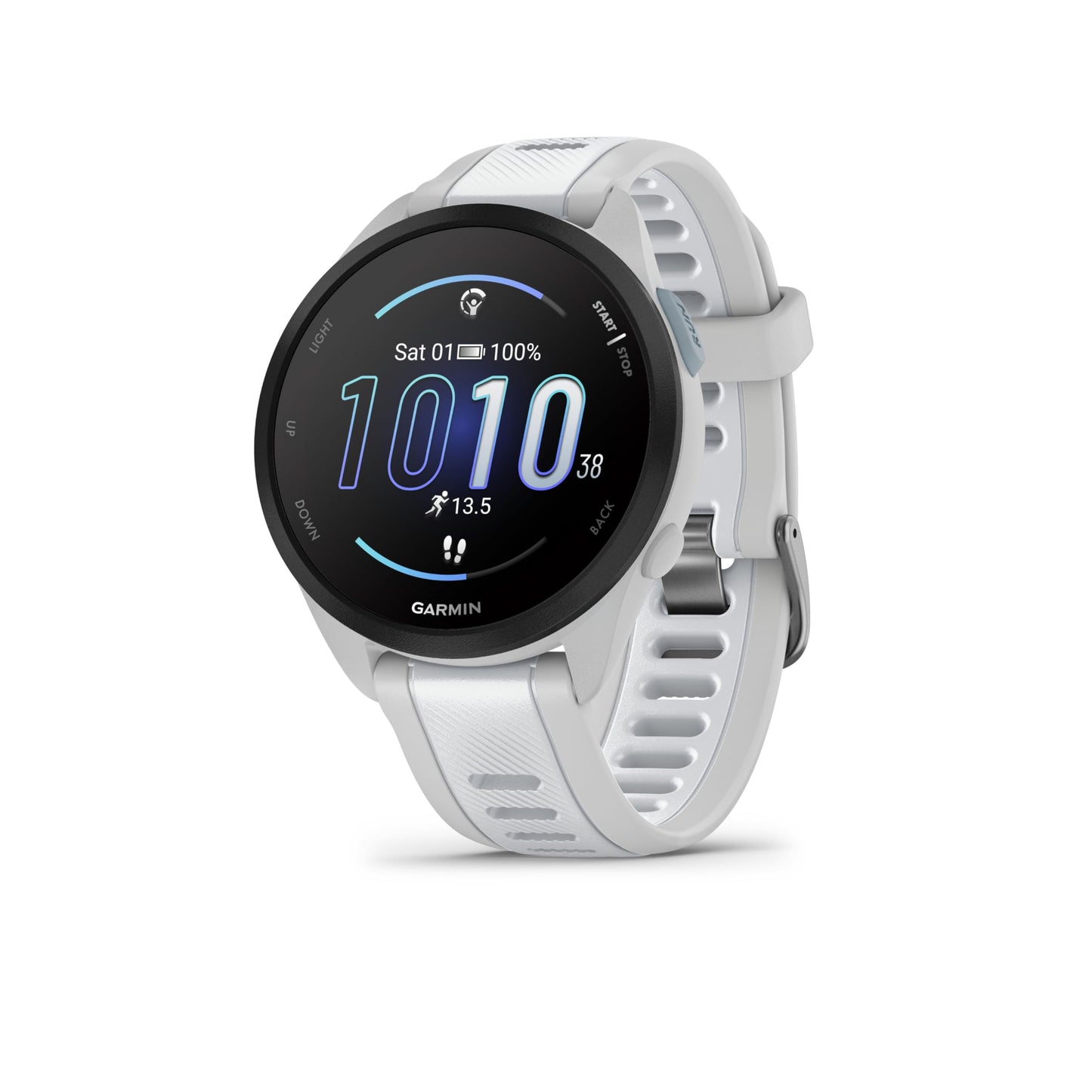 Garmin Forerunner 165 Music [renewed] - running smartwatch, 1.2" AMOLED touchscreen, up to 11 days battery life, 25+ sports apps, training recommendations, smart functions, GarminMusic [refurbished] - 010-N2863-31