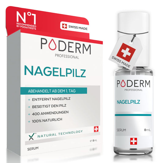 PODERM - NAIL FUNGUS TREATMENT | Professional care for feet and hands | Simple & quick | Swiss made - 7640178210004