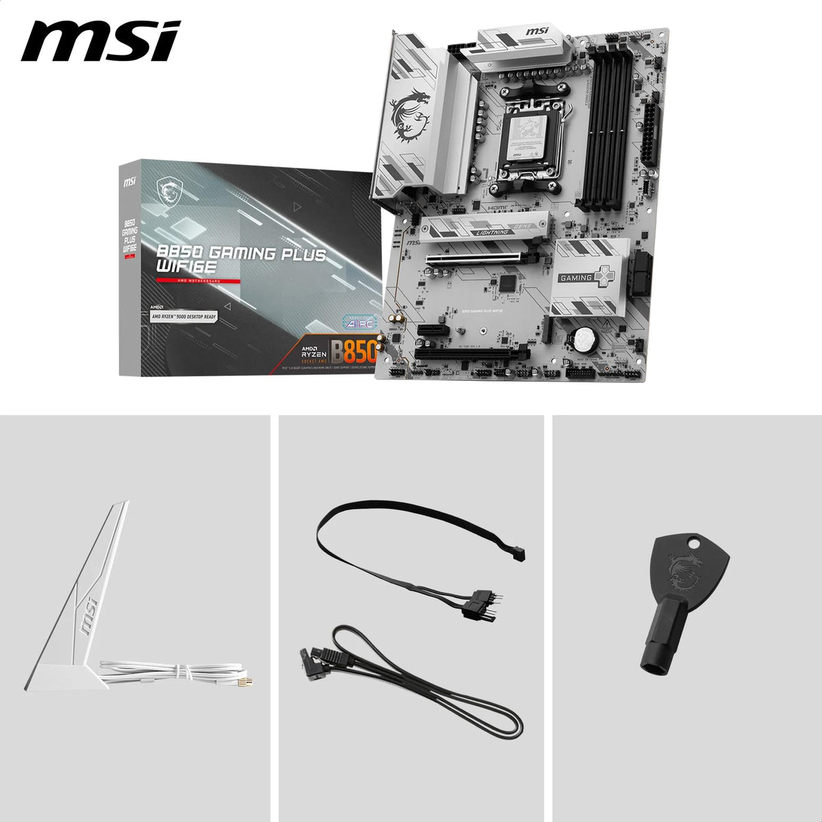 MSI B850 Gaming Plus WIFI6E - AM5 ATX Mainboard - 7E80-001R